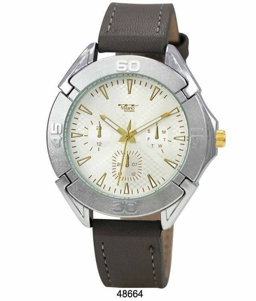 West Northtown 46MM Milano Expressions Vegan Leather Strap Watch