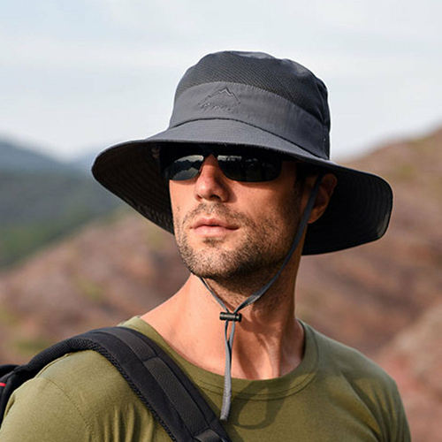 Fishing Hat Outdoor Sun Protection Hat with Removable Neck Face Mask