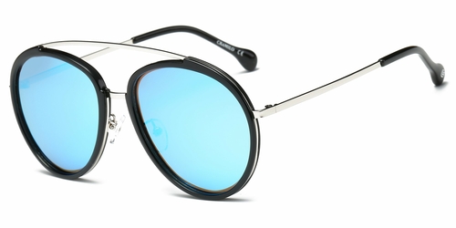 Calvin Polarized Round Fashion Sunglasses