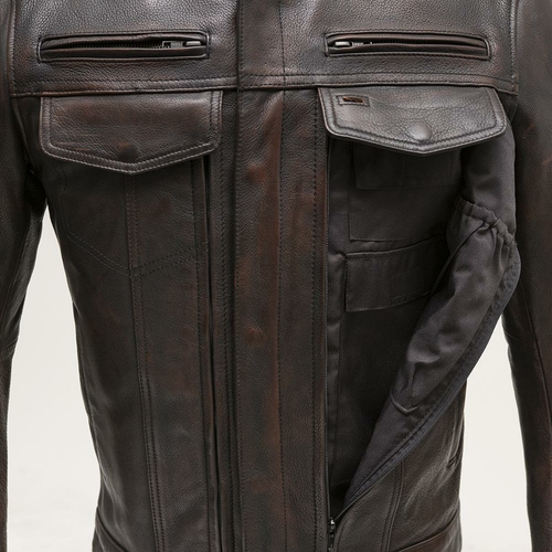 The Raider Motorcycle Leather Jacket