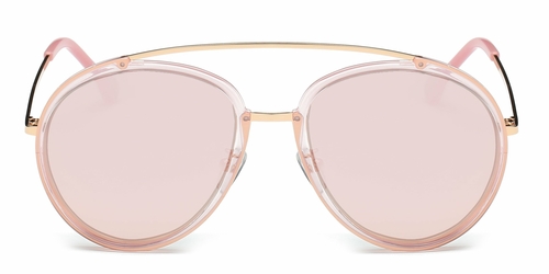 Calvin Polarized Round Fashion Sunglasses