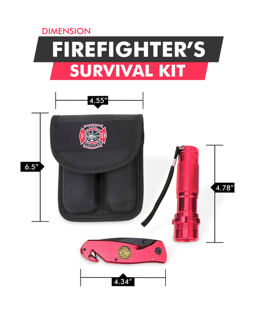 Survival Knife and Flashlight Set