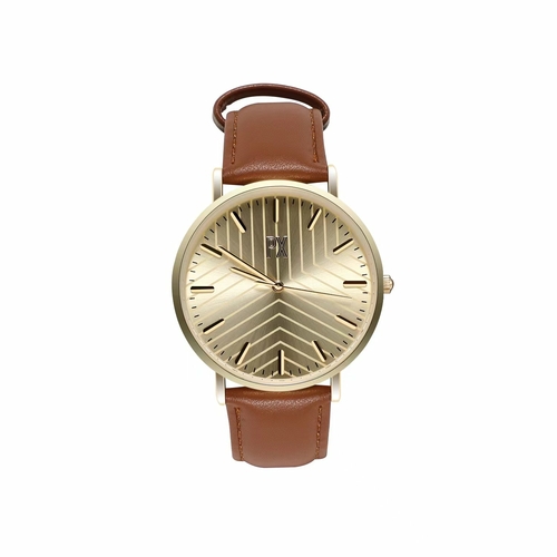 Terry Leather Strap Watch