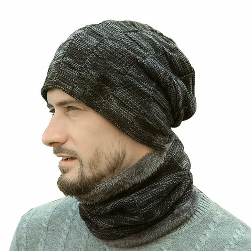 Warm Winter Beanie Hat And Scarf Kit