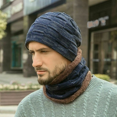 Warm Winter Beanie Hat And Scarf Kit