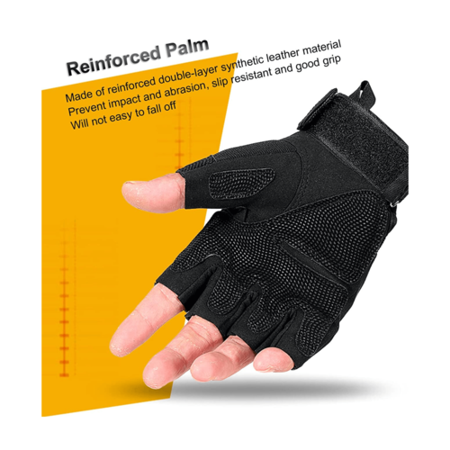 Tactical Military Fingerless Airsoft Gloves for Outdoor Sports