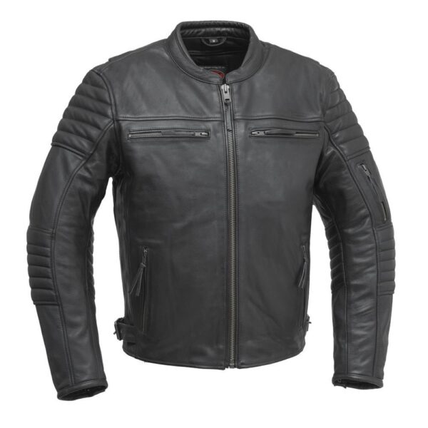 Revolt - Men's Motorcycle Leather Jacket