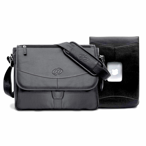 Premium Leather 14" MacBook Pro Messenger Bag