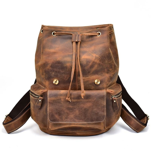 'The Hagen' Vintage Leather Backpack