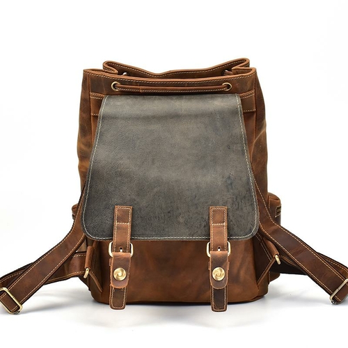 'The Hagen' Vintage Leather Backpack