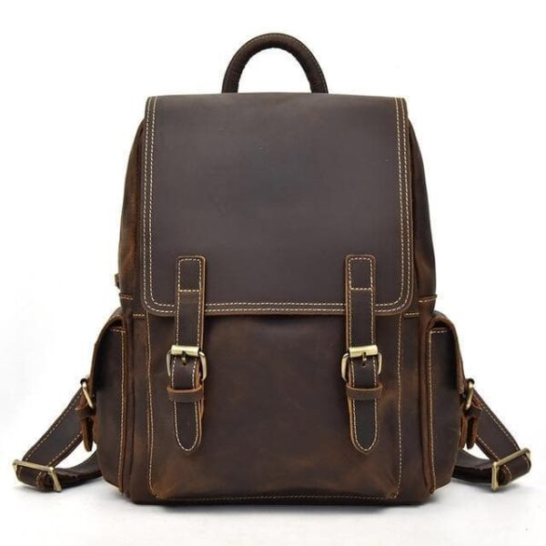'The Freja' Handcrafted Leather Backpack