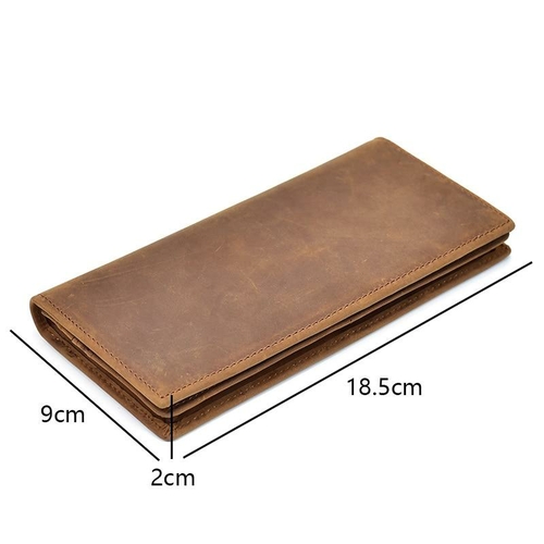 'The Pathfinder' Genuine Leather Bifold Wallet
