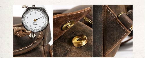 The Thorsen Small Handmade Genuine Leather Backpack