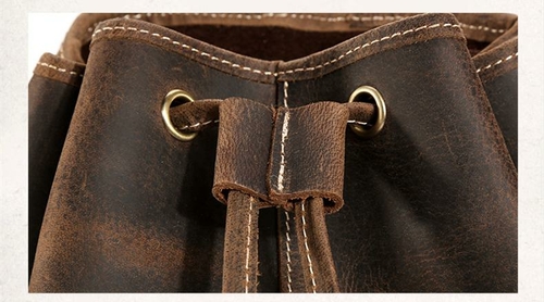 The Thorsen Small Handmade Genuine Leather Backpack