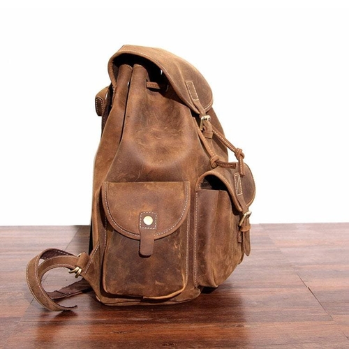 'The Asmund' Genuine Leather Backpack