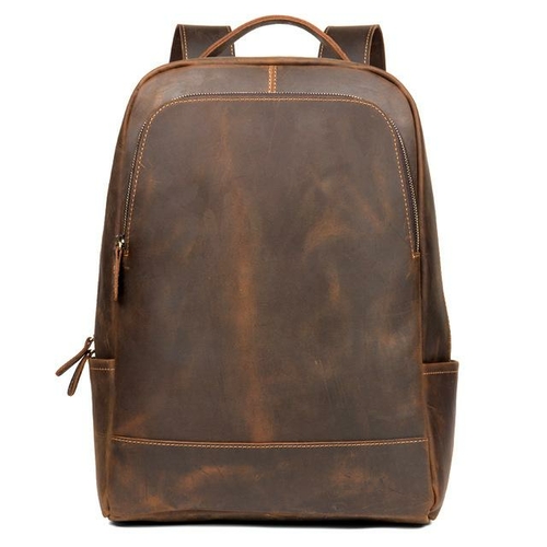 'The Vernon' Vintage Leather Minimalist Backpack