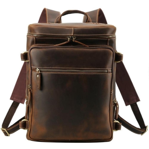'The Raoul' Handmade Vintage Leather Backpack