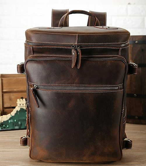 'The Raoul' Handmade Vintage Leather Backpack