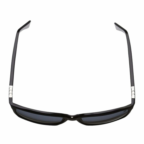 TAG Heuer Legend Shiny Black Square Grey Lens Sunglasses