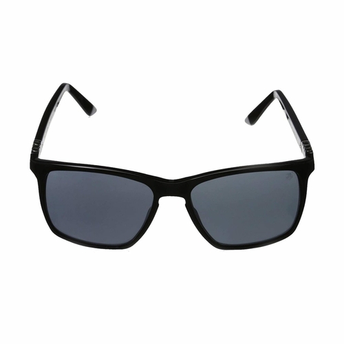 TAG Heuer Legend Black Square Grey Lens Men's Sunglasses