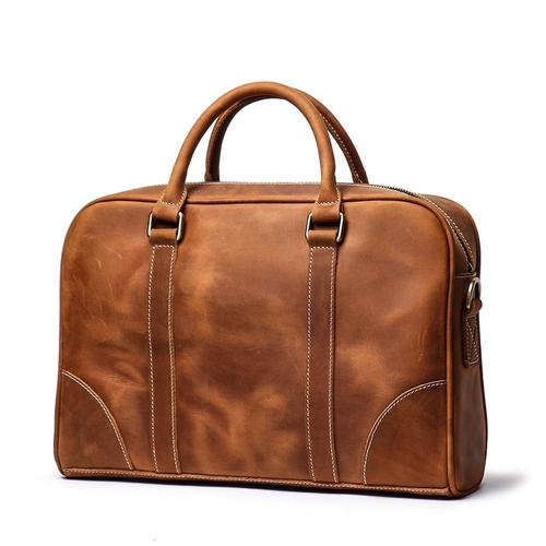 'The Bjorn' Vintage Leather Briefcase