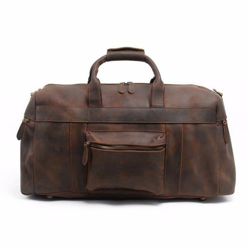 The Asta Weekender Handcrafted Leather Duffle Bag