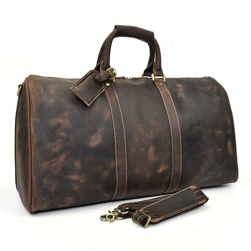 The Bjarke Handcrafted Leather Weekender Bag
