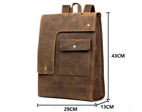 'The Ragna' Vintage Leather Backpack