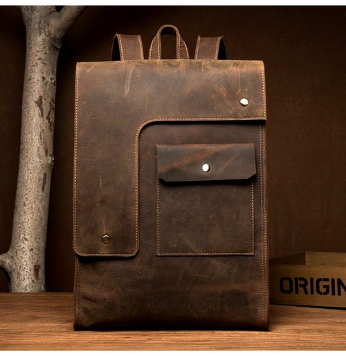 'The Ragna' Vintage Leather Backpack