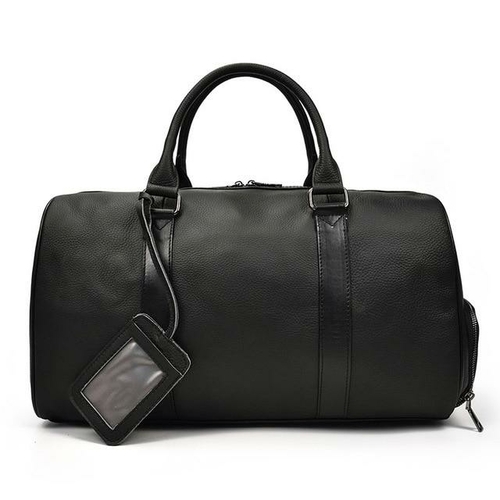 'The Endre' Vintage Leather Duffle Bag