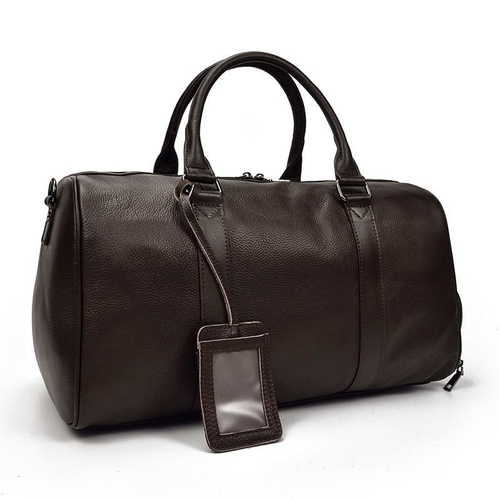 'The Endre' Vintage Leather Duffle Bag