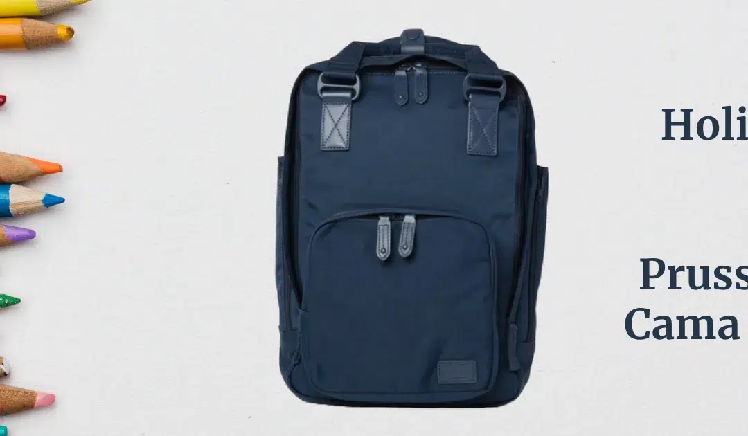 Festive Gift Idea: Prussian Blue Cama Backpack – A Blend of Comfort and Style