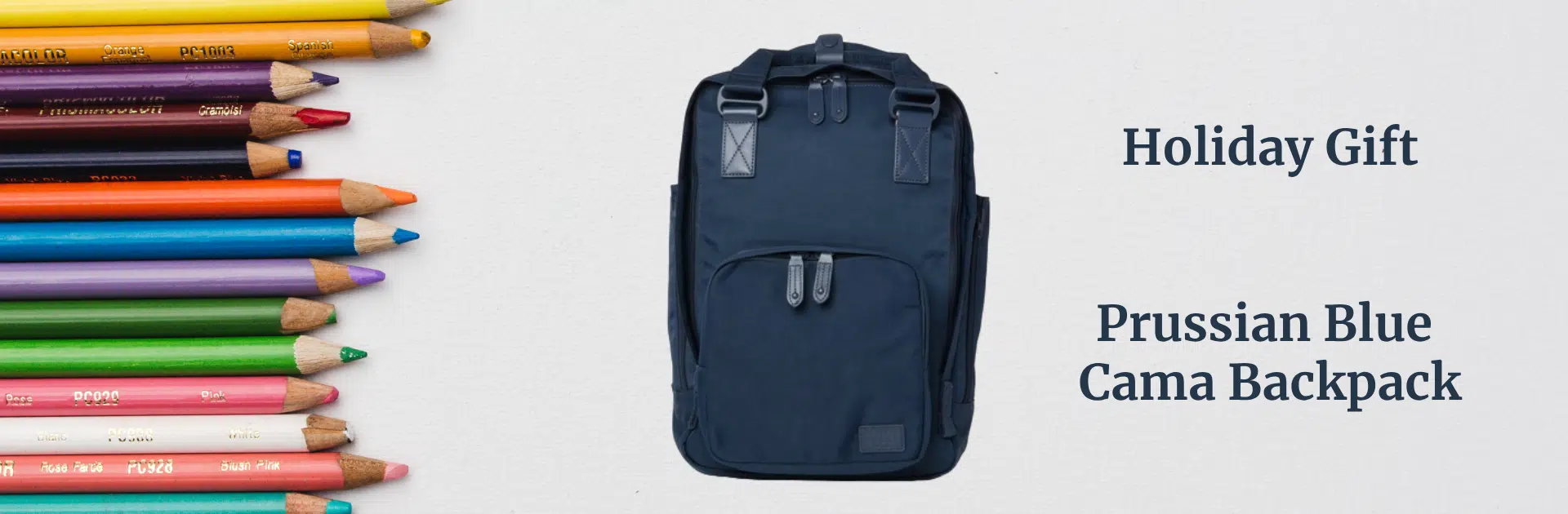Festive Gift Idea: Prussian Blue Cama Backpack – A Blend of Comfort and Style