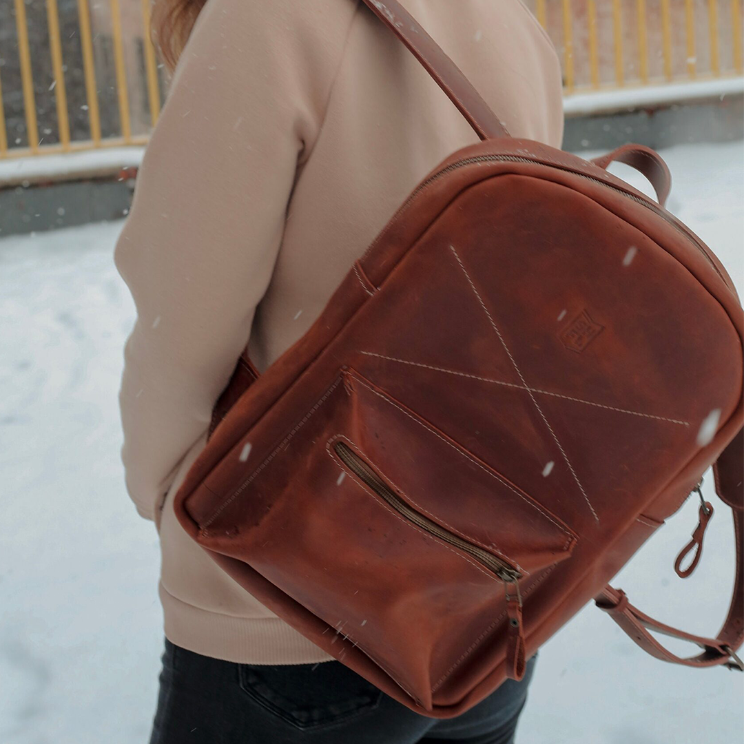 Elevate Your Daily Carry: The Urban Everyday Leather Backpack